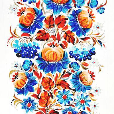 Magic of colors: Petryki flowery