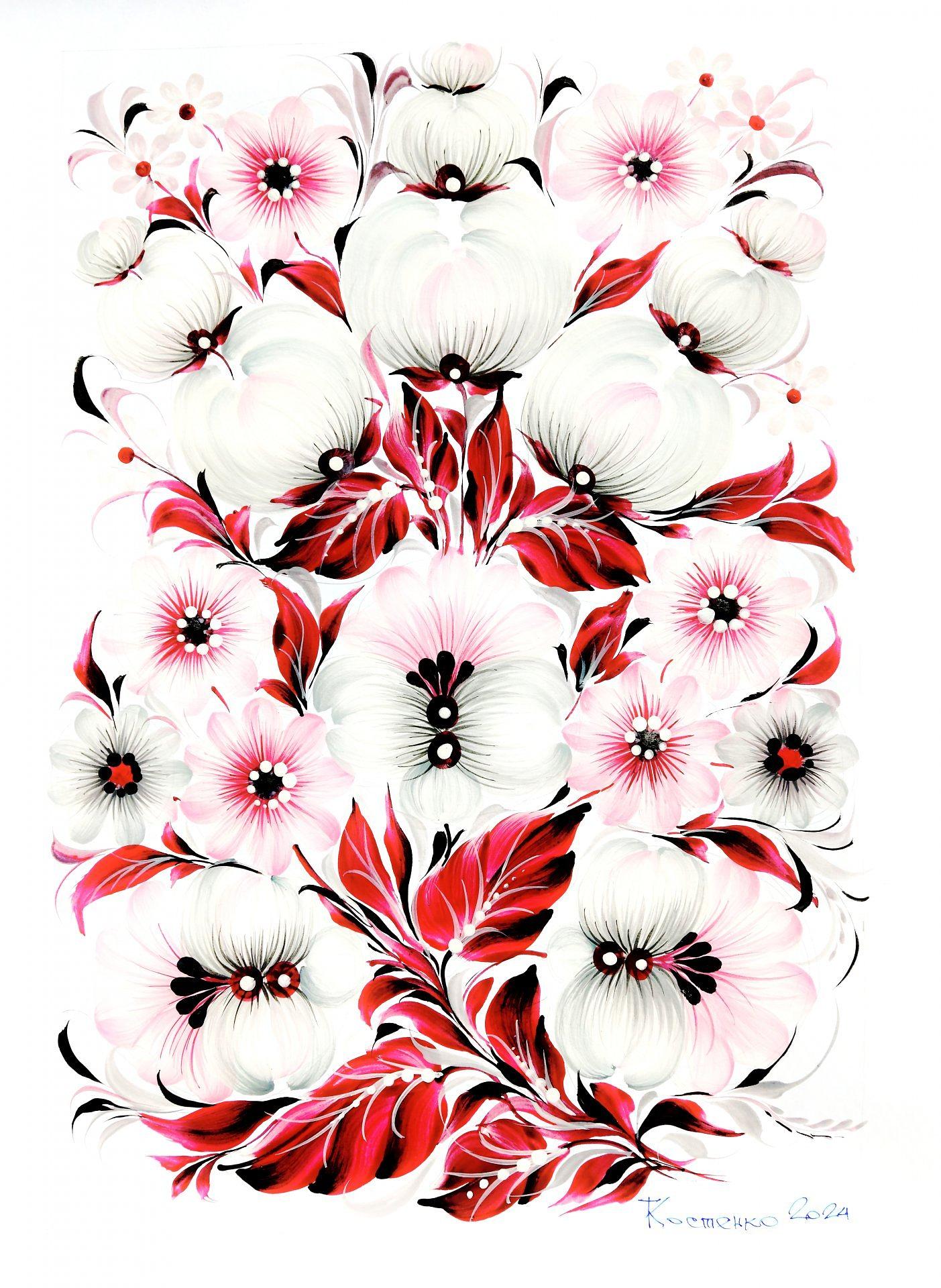 Flower Poetry: Petrikovsky Painting