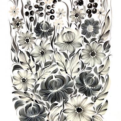 Petrykiv painting, drawing
