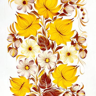 Petrykiv painting, drawing